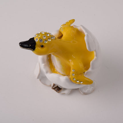 Duck Coming out of Eggshell