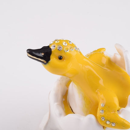 Duck Coming out of Eggshell