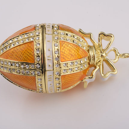 Orange Russian Egg Hanging of a Tree Branch