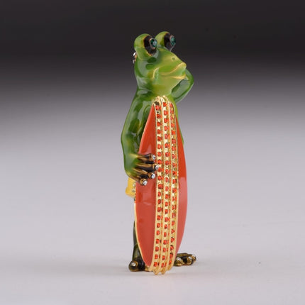 Frog Holding a Surfboard