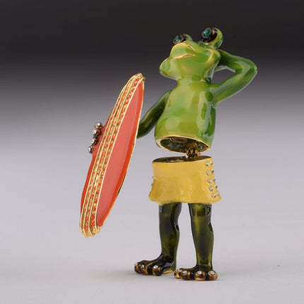 Frog Holding a Surfboard