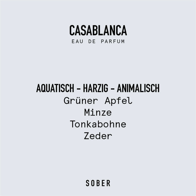 SOBER CASABLANCA - Eau de Parfum