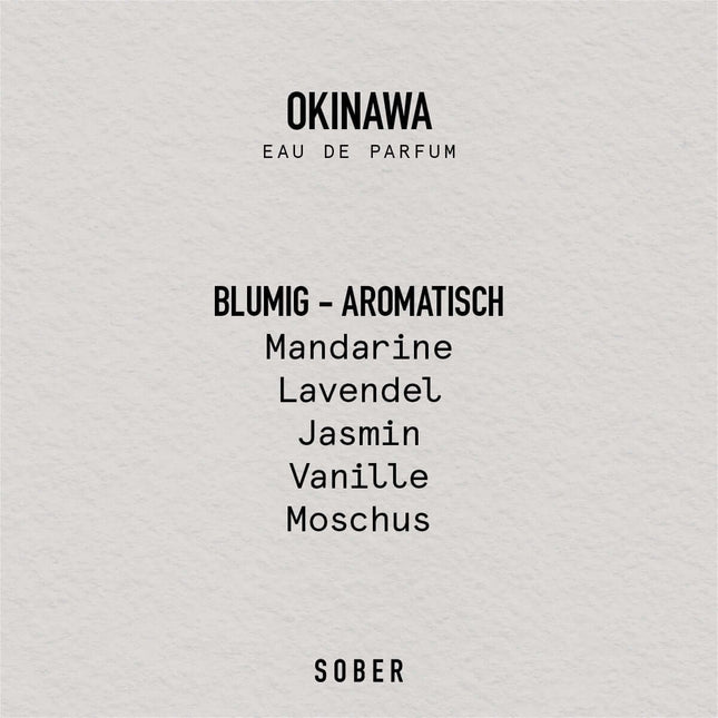 SOBER OKINAWA - Eau de Parfum