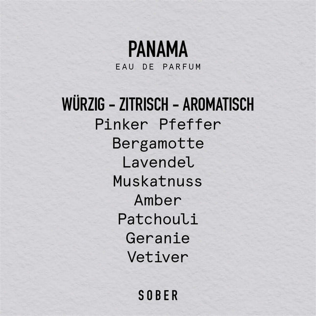 SOBER PANAMA - Eau de Parfum