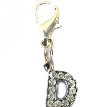 A-Z Crystal Letter Pet Charms