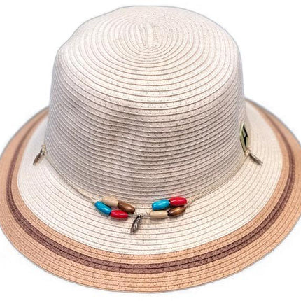 Beige 'Melissa' Bucket Hat