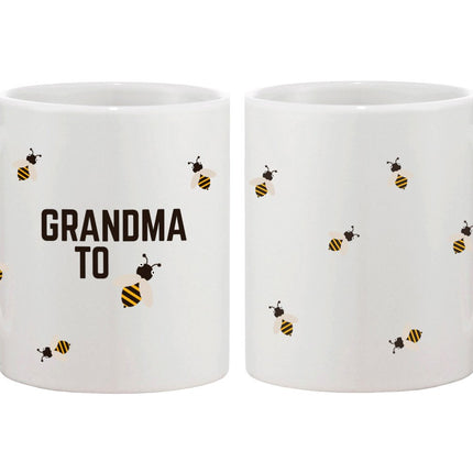 Grandma To Bee Funny Coffee Mug- Design Printed