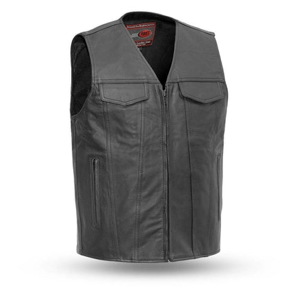 Badlands - Leather Motorcycle Vest