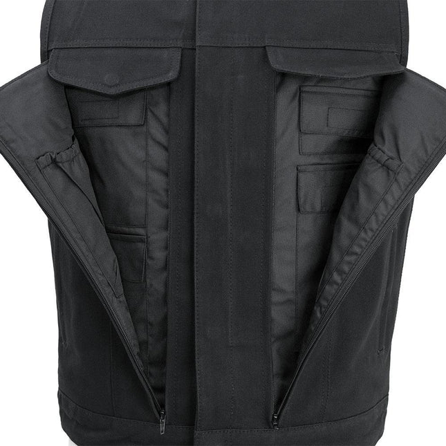 Fairfax V2 - Men's Motorcycle Canvas Vest-FS