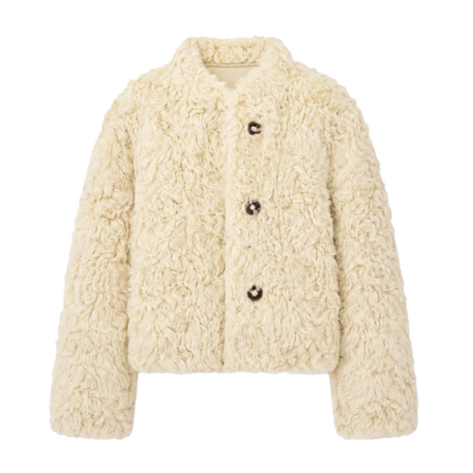 Fireladyfur Women's Imported Sheepskin Coat | New Zealand Wool“Little
