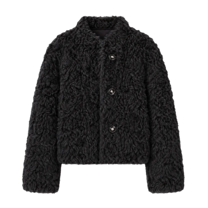 Fireladyfur Women's Imported Sheepskin Coat | New Zealand Wool“Little
