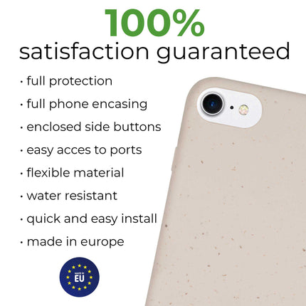 Biodegradable Personalized Phone Case - Natural White