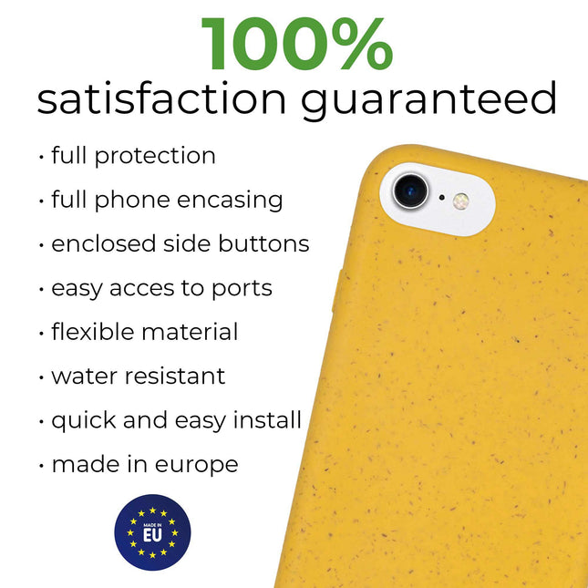 Biodegradable Personalized Phone Case - Yellow