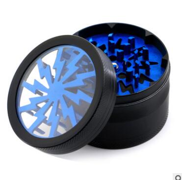 Custom Logo New 4 Layer Alloy Herbal Herb Tobacco Grinder Smoke