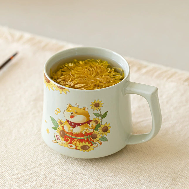 Shiba Ceramic Mug Series — Whispers of Joy in Every Sip