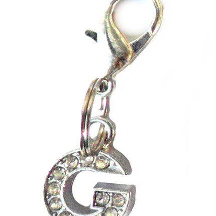 A-Z Crystal Letter Pet Charms