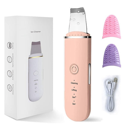 Ultrasonic Skin Scrubber Electric Vibration Deep Face Cleaning Peeling
