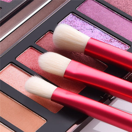 12pcs Red Wood Makeup Brushes Set Bronzer Sculpting Blush Concealer