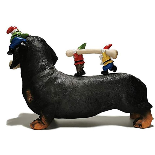 Puppy Dog Sculpture Statue Animal Figurines Decor Ornament