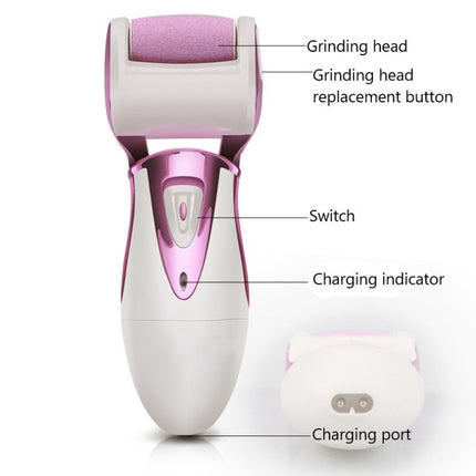 Foot Care Tool with 4 Rollers Skin Care Feet Dry Skin Remover