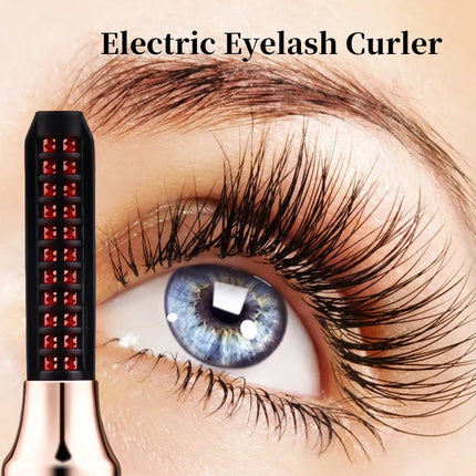Beauty Makeup Heated Eyelash Curler Rechargeable Long Lasting Natural