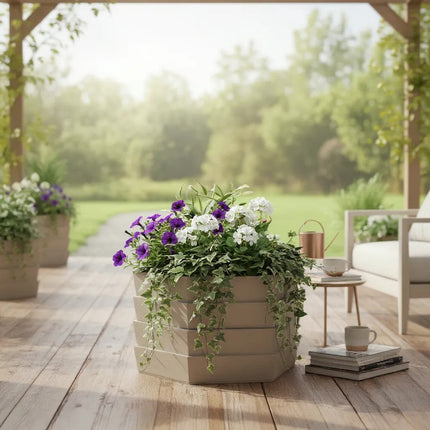 Hexagon Ridge Planter