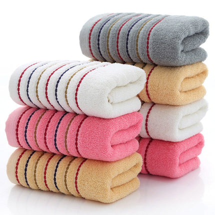 100% Cotton Striped Towels Set