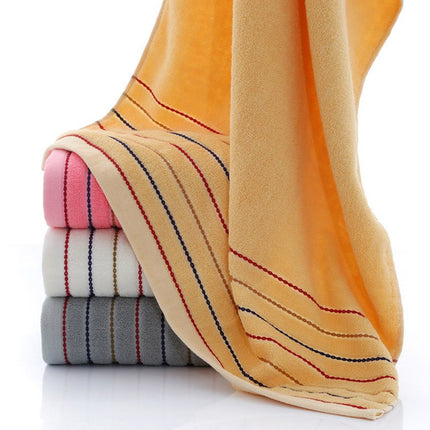 100% Cotton Striped Towels Set