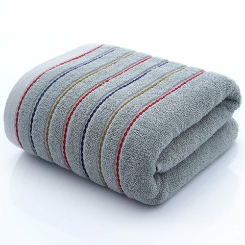 100% Cotton Striped Towels Set