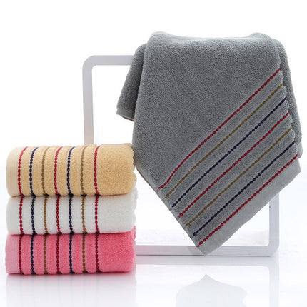 100% Cotton Striped Towels Set