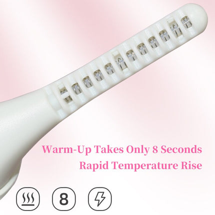 Portable Electric Heated Eyelash Curler Women Makeup Irons Brush