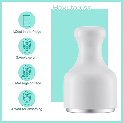 Face Cooling Massager Skin Face Roller Ball Ice Compress To Reduce