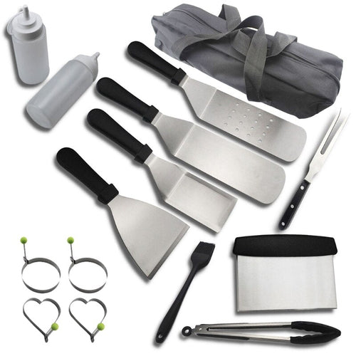 Portable Barbecue Tool Set with Storage Bags Complete Grill Utensils