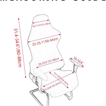 Gaming Chair Covers Computer Desk Chair Slipcover Office Game