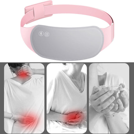 Portable USB Heated Belt Vibration Massage Warm Treatment Body Heating