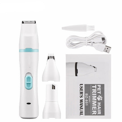 3 In 1 Professional Pet Cat Dog Hair Trimmer Rechargeable Electric