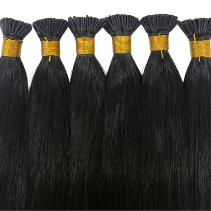 Brazilian Straight Human Hair I Tip Microlinks Bulk Braiding Human Hai