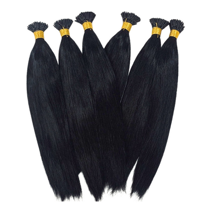 Brazilian Straight Human Hair I Tip Microlinks Bulk Braiding Human Hai