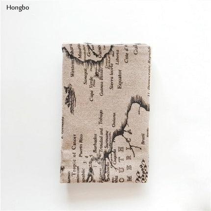 Hongbo 1 Pcs Plaid Cotton Placemat Japanese Fashion Style Fabric Table