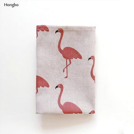 Hongbo 1 Pcs Plaid Cotton Placemat Japanese Fashion Style Fabric Table