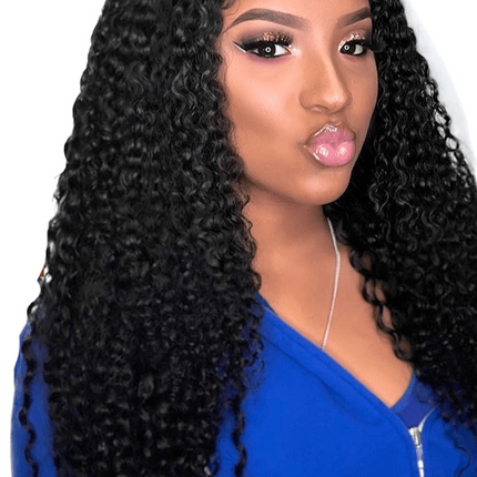 BeuMax 10A Grade 3/4 Kinky Curl bundles with 13x4 Frontal