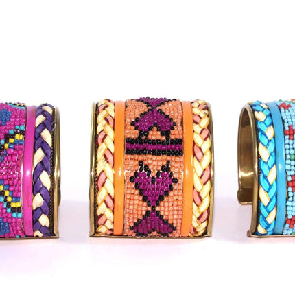 Beaded Cuff Bangles