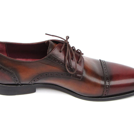 Paul Parkman Bordeaux, Tobacco Derby Shoes (ID#046-BRD-BRW)