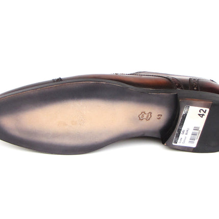 Paul Parkman Bordeaux, Tobacco Derby Shoes (ID#046-BRD-BRW)