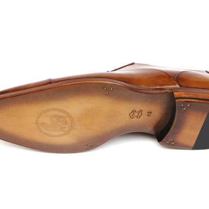 Paul Parkman Men's Captoe Oxfords Brown Leather (ID#074-CML)