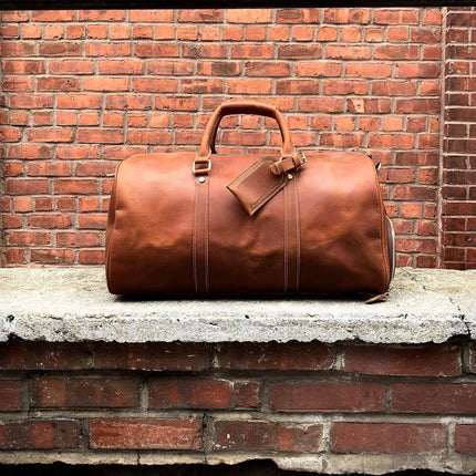 The Dagny Weekender | Large Leather Duffle Bag
