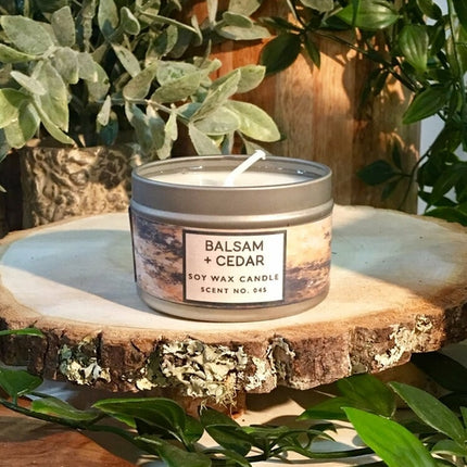 Balsam + Cedar Soy Wax Candle