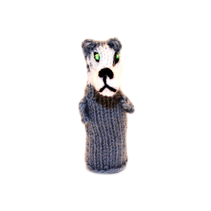 Alaskan Husky Finger Puppet