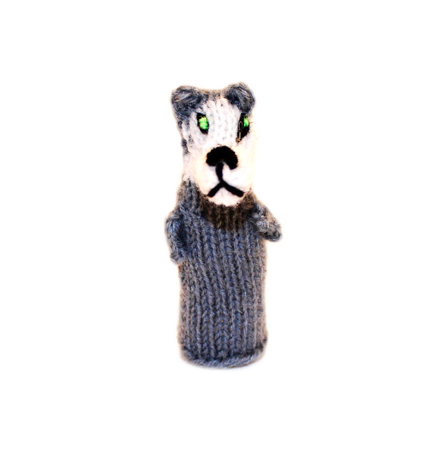 Alaskan Husky Finger Puppet