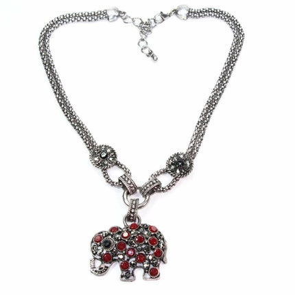 Dazzling Elephant Necklace